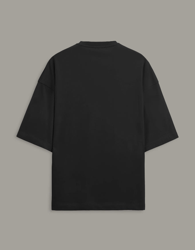 Unbothered Crocodile — Black — back product view
