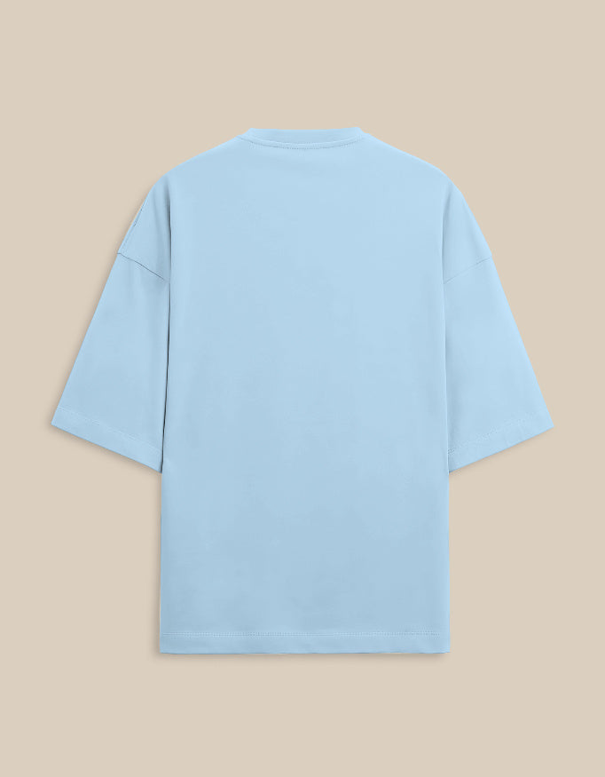 Social Battery Wolf — Baby Blue — back product view