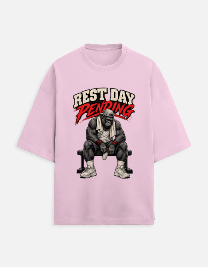 Rest Day Pending Gorilla — Light Baby Pink — front product view
