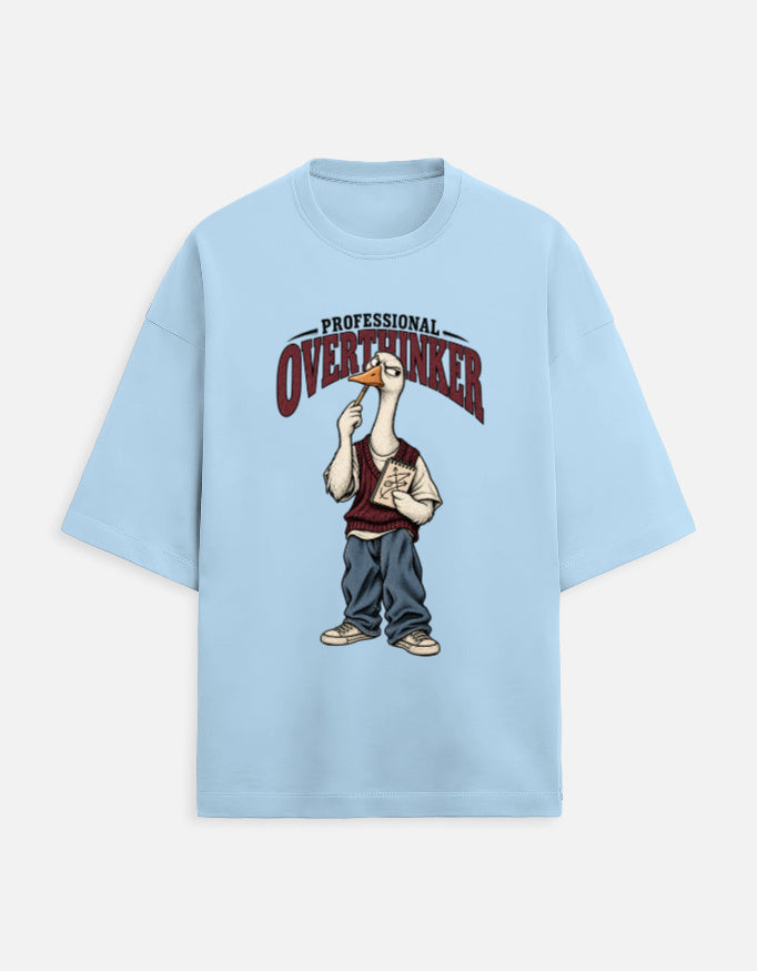Professional Overthinker Goose — Baby Blue — front product view