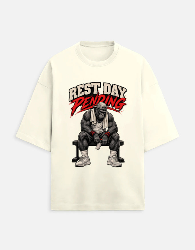 Rest Day Pending Gorilla — Off White — front product view